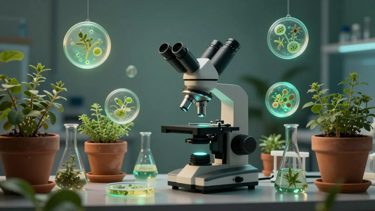 Alternativní testovací metody v laboratoři s rostlinami