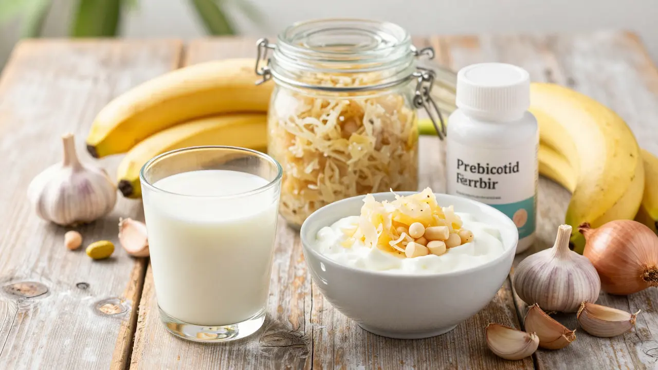 Fermentované potraviny jako kefír a jogurt pro obnovu střev